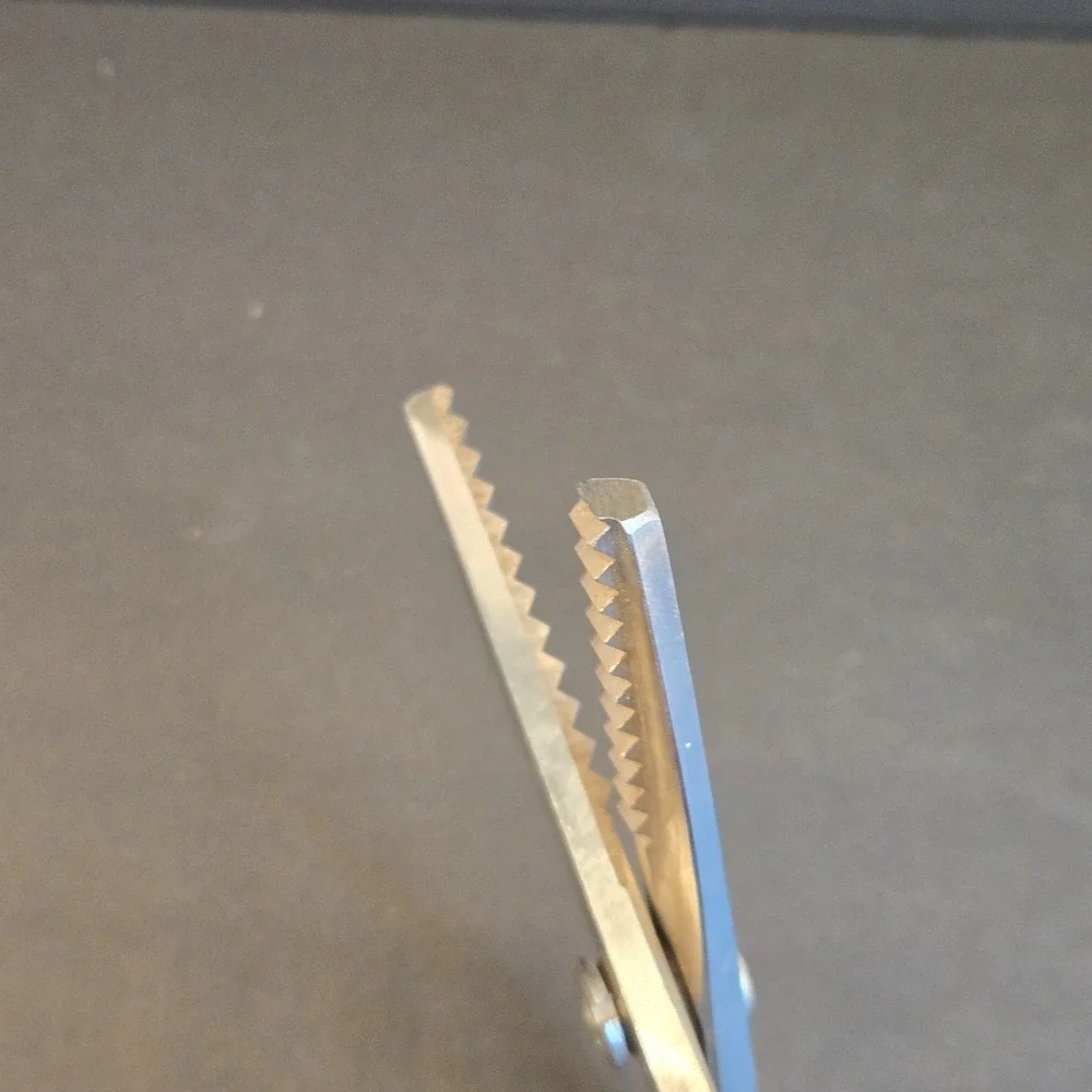Vintage Globe Master Pinking Shears No. 5996 Zig Zag Sewing Scissors Japan